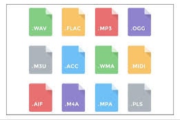 انواع فایل های صوتی و ساختار آنها